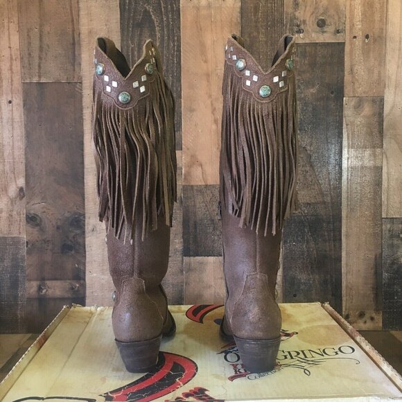 Old Gringo Yippee Kiyay Ashlynn YL298-1 Cowboy Boots Womens 7 B - Picture 7 of 12